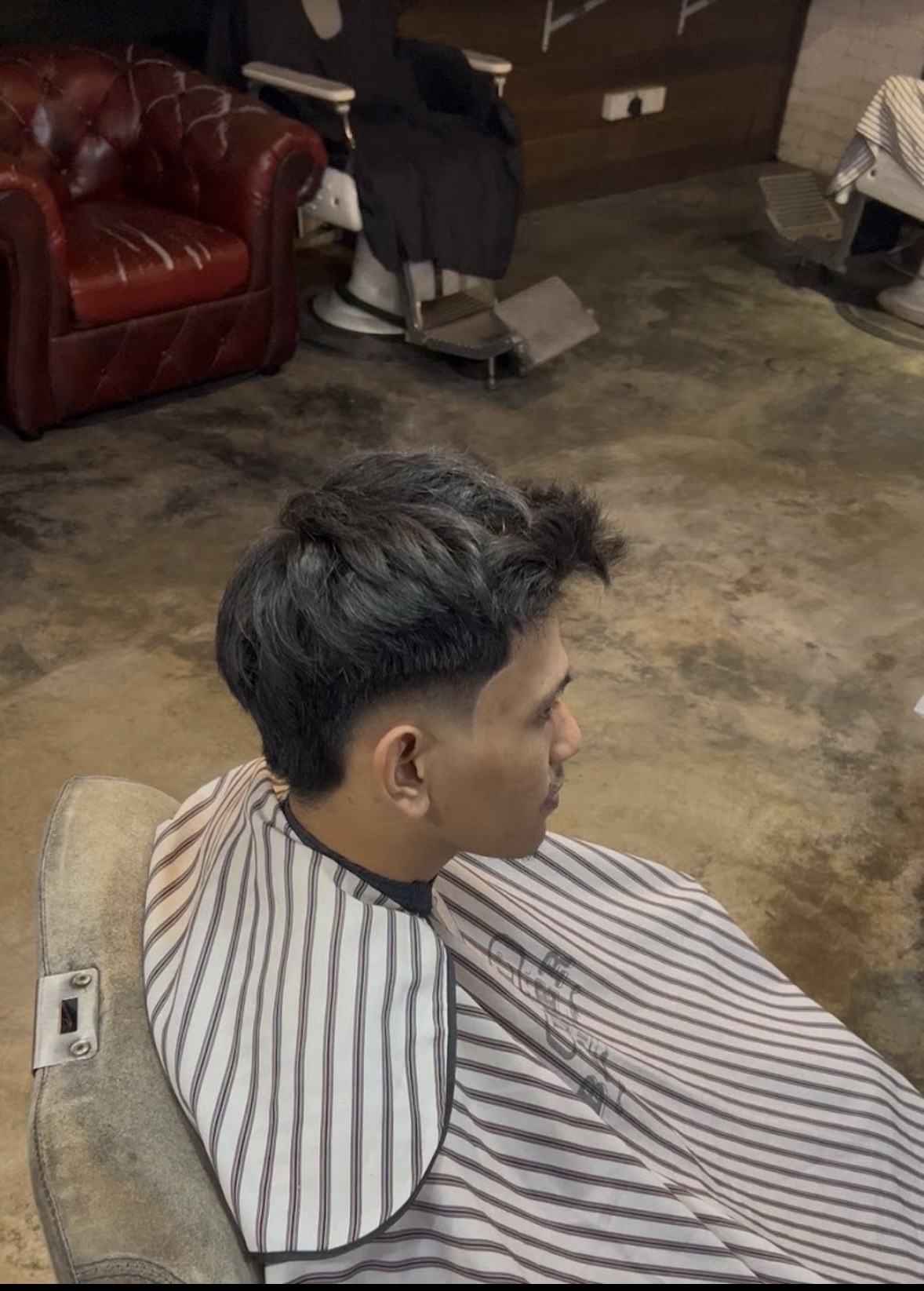 Finished haircut at Madz Barbershop